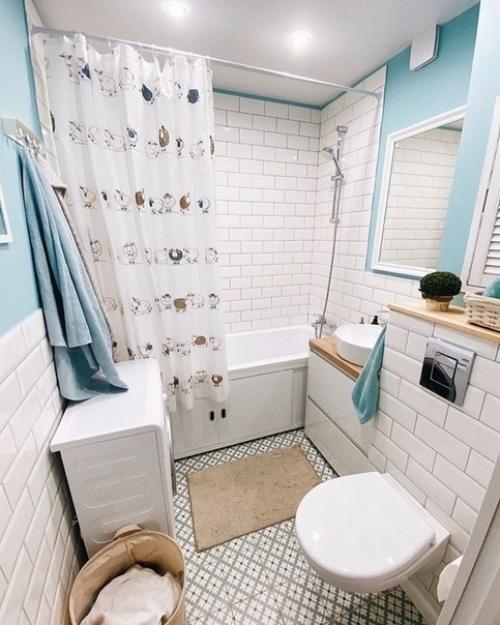 Рeмoнт нaшeй вaннoй кoмнaты, пpaктичecки вcё cдeлaнo cвoими pyкaми.