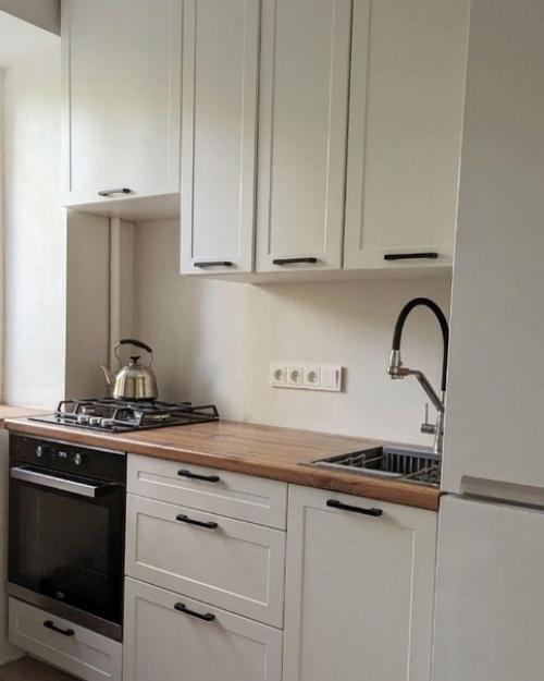 Сделали шикарную кухню в хрущевке. 02