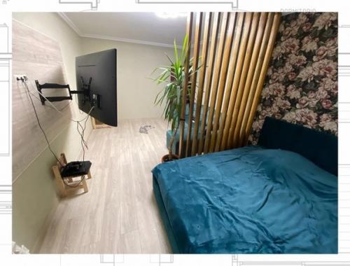 Показываю вариант разделения комнаты на две части в нашей квартире. 02