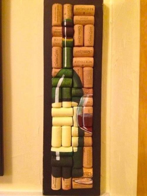 Подборка увлекательных и творческих идей для использования винных пробок. 06