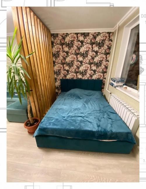 Показываю вариант разделения комнаты на две части в нашей квартире. 01