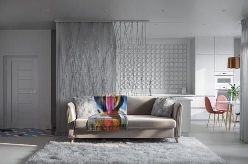 Дизайн - проект квартиры для семьи с ребенком.