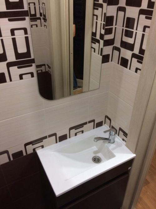 Сделали полный ремонт санузла. 03