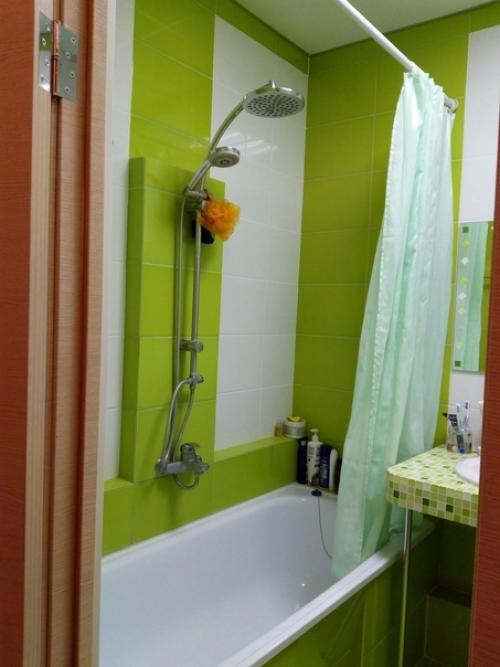 Оформили ванную комнату таким вот образом. 02