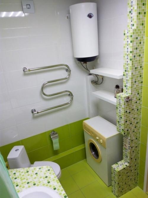 Оформили ванную комнату таким вот образом. 09