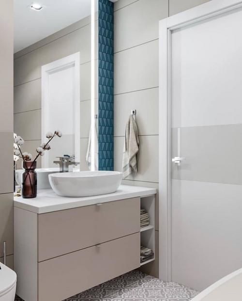 Оформление ванной комнаты. 03