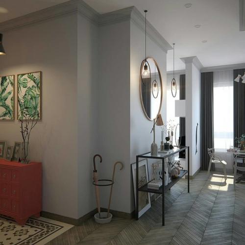 Зонирование в однокомнатной квартиры. 07