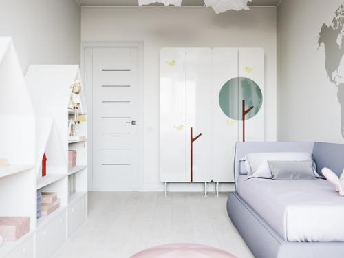 Дизайн - проект квартиры для семьи с ребенком. 06