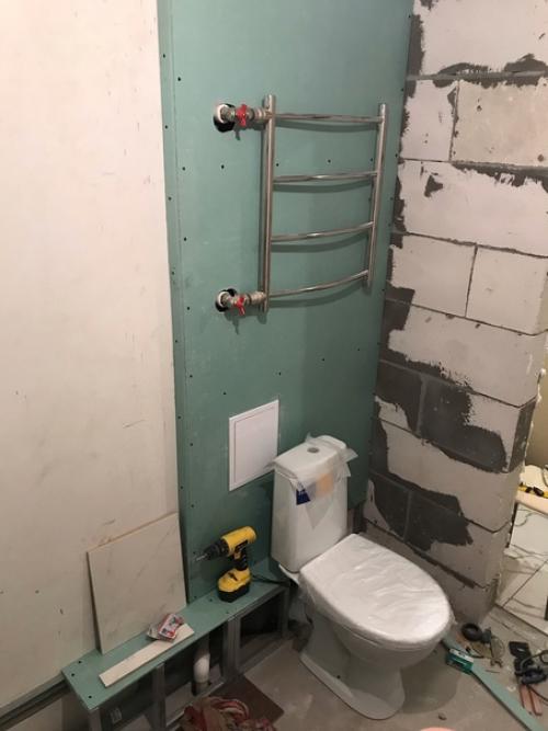 Вот такая ванная получилась комната у меня. 02