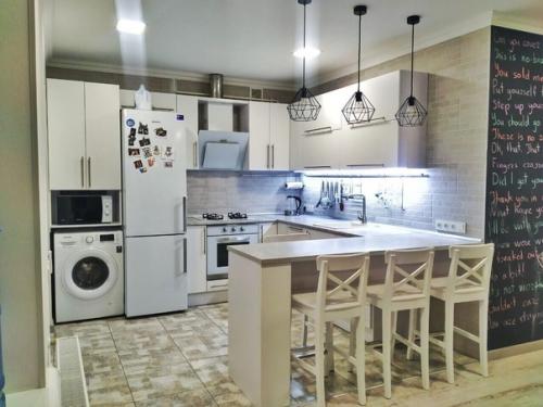 Свежий ремонт в нашей квартире.