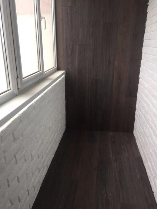 Сделали такой ремонт на своем балконе. 08