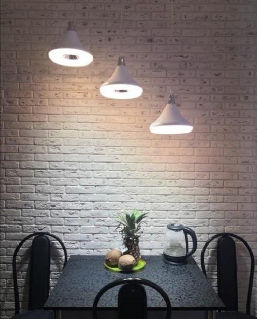 Вот такой простой и яркий ремонт на кухне сделали с мужем. 02