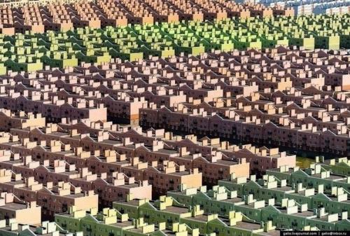 Микрорайон в городе Самаре.