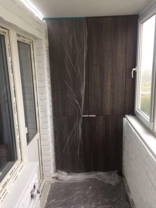 Сделали такой ремонт на своем балконе. 07