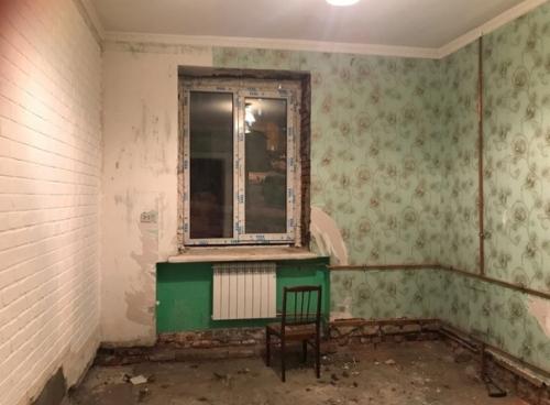 Сделали ремонт в нашей новой квартире.