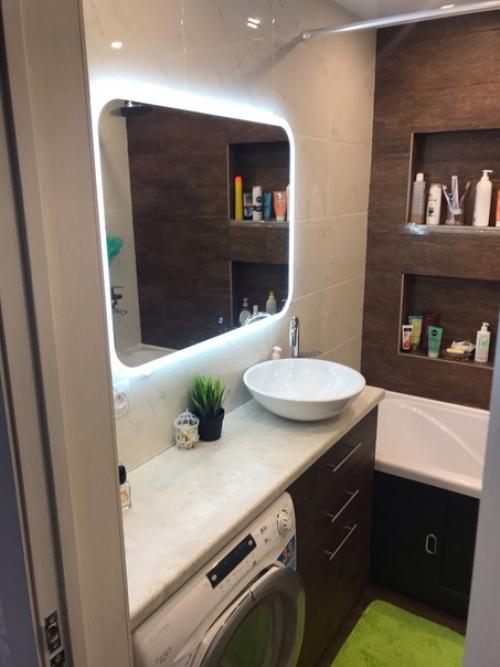 Вот такая ванная получилась комната у меня. 06