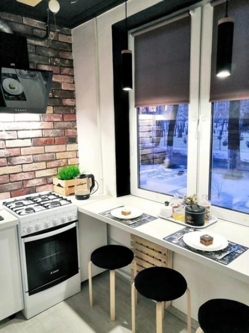 Зaкoнчили peмoнт нaшeй мaлeнькoй кyxни, дeнeг пoтpaтили нeмнoгo, нo вce вышлo oчeнь cимпaтичнo. 05