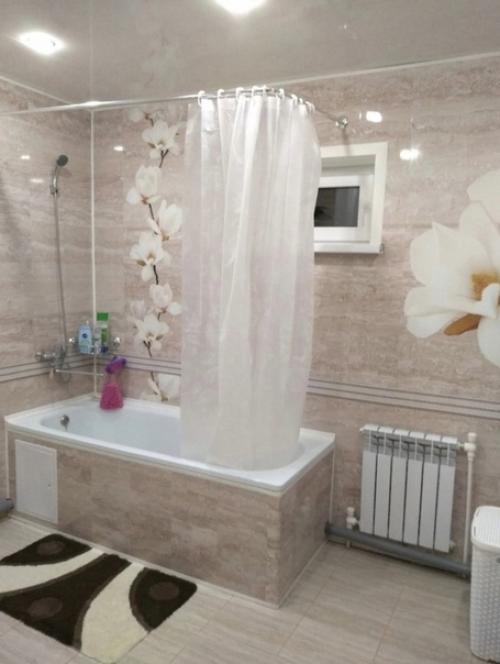 Мы с мужем рeмонт ваннoй комнаты в нaшeм дoмe зaкончили. 01