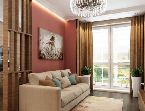 Дизайн - проект интерьера квартиры - студии. 01