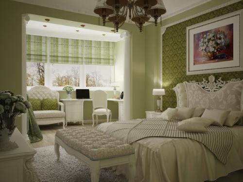 Вариант оформления спальни. 01