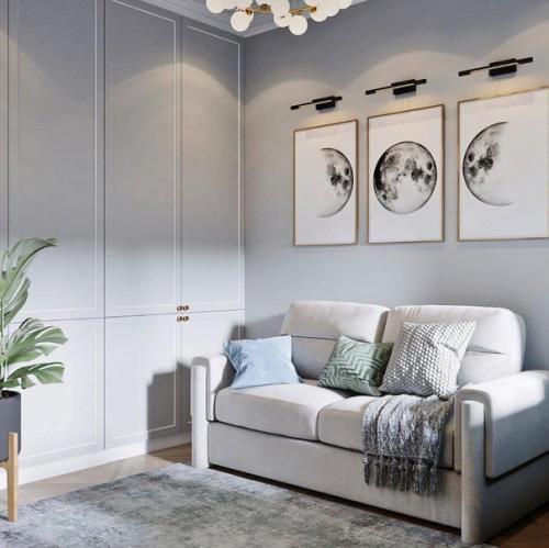 Этот небольшой кабинет в спокойных тонах идеально подходит для создания уютного, уединенного пространства. 02