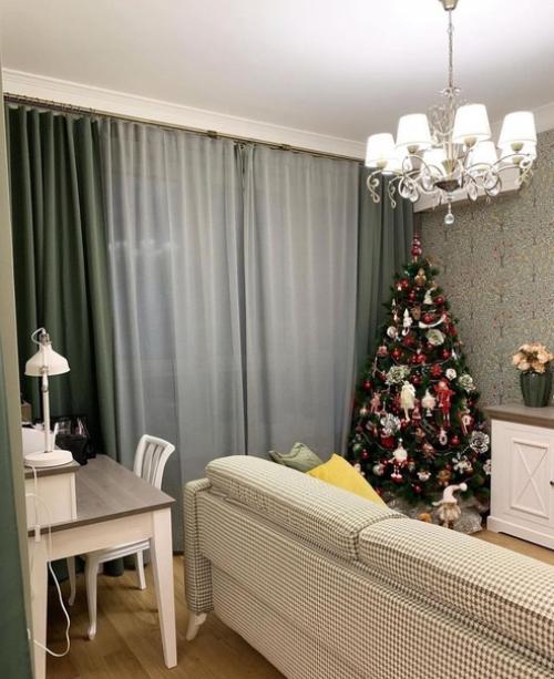 Вариант оформления просторной студии на 38 кв. 02