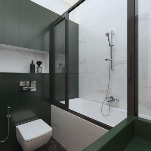 Стильный дизайн санузла. 02