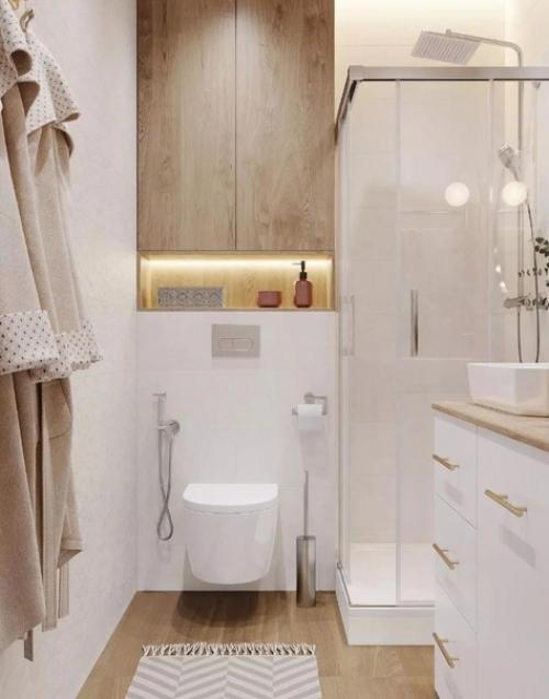 Обратите внимание на акцентные детали, использованные в этом интерьере. 07