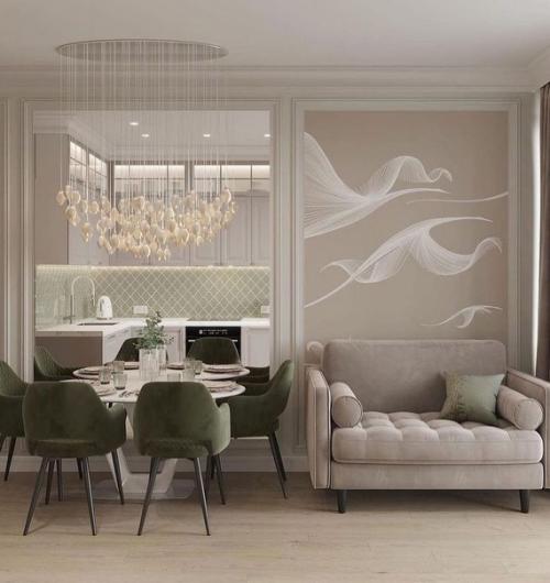 Оформление квартиры в классическом стиле, без всякого лишнего, передает максимум уюта. 03