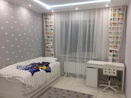 Комната сына.  Переживала, как бы не было серо. 03