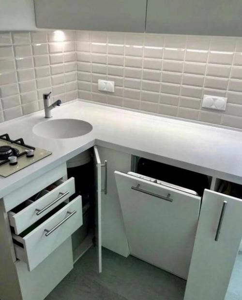 На такой небольшой площади, всего 5, 5 м 2, разработчики смогли достичь потрясающего результата. 01