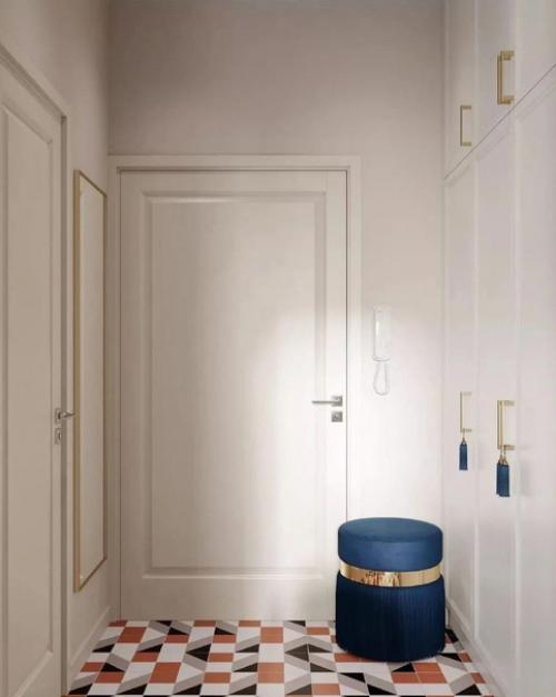 Обратите внимание на акцентные детали, использованные в этом интерьере. 05