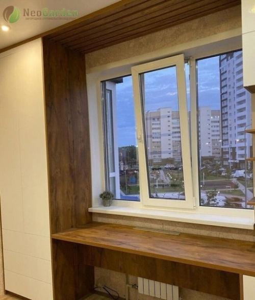 Сейчас стало популярным, делать рабочую зону для детей у окна. 04