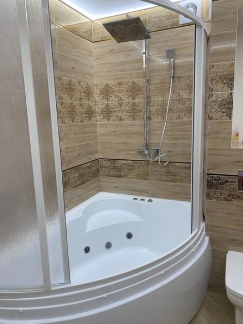 Наш совмещённый санузел) мы очень старались.