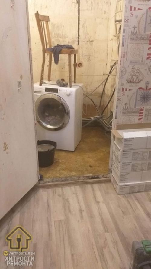 Девушка продемонстрировала, что и женщины прекрасно могут справиться с ремонтом. 01