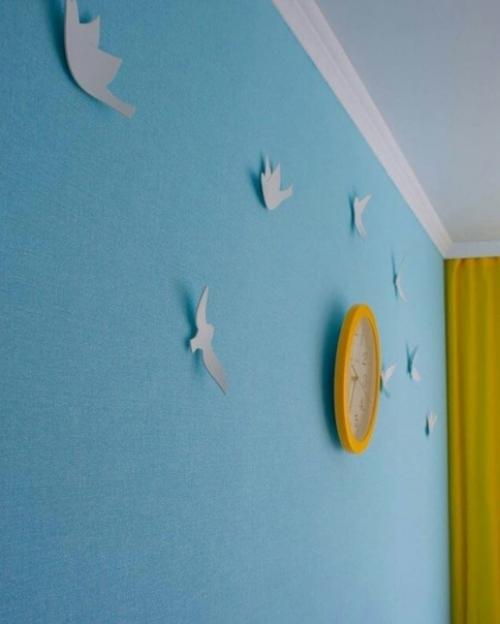 Наша скромная кухонка в нежно голубом. 02