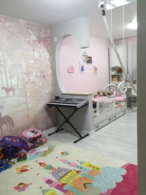 Все хвастаются своими детскими, я тоже покажу детскую наших дочек. 02