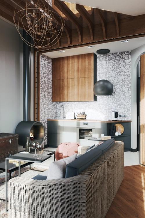 Квартира с итальянскими чертами в стиле лофт на 40 кв. 04