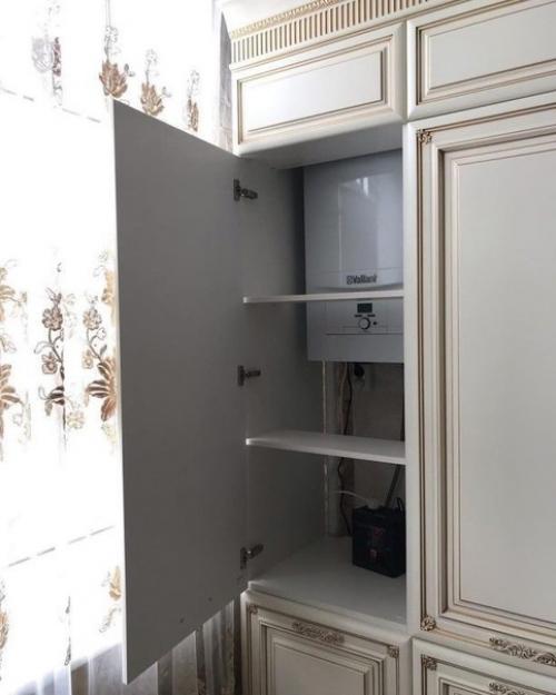 Оформили нашу кухню в винтажном стиле. 09