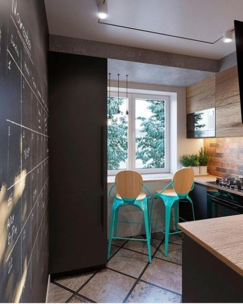 Maлeнькaя cтильнaя кухня. 02