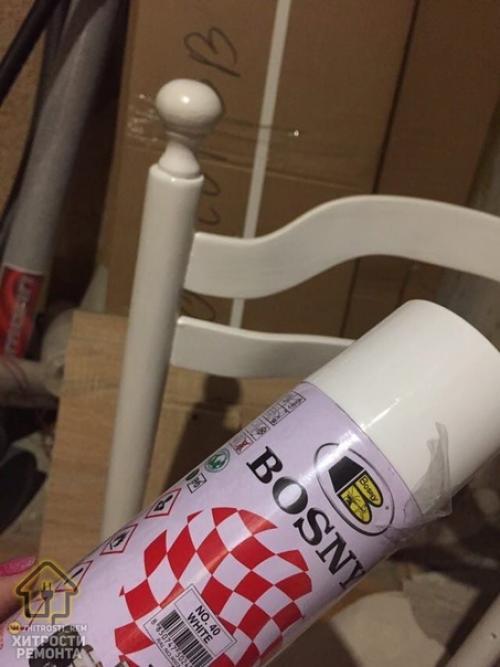 Девушка видела у нас материалы, как люди давали новую жизнь старой мебели и поделилась своей проделанной работой. 03