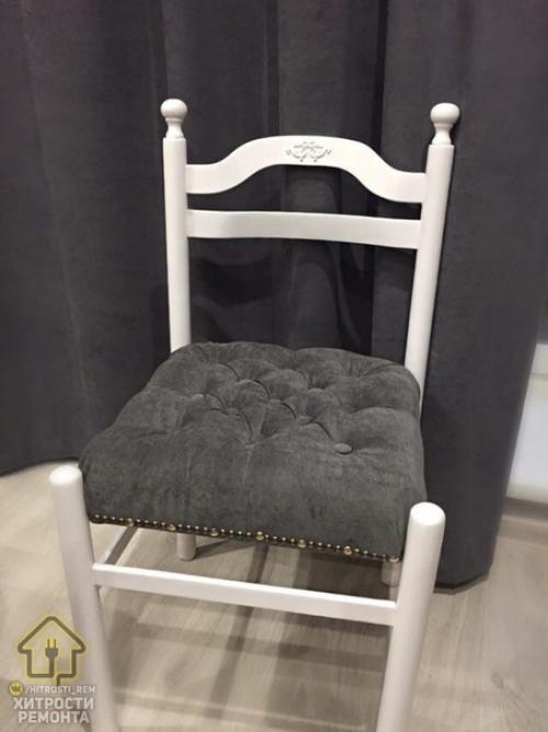 Девушка видела у нас материалы, как люди давали новую жизнь старой мебели и поделилась своей проделанной работой. 09