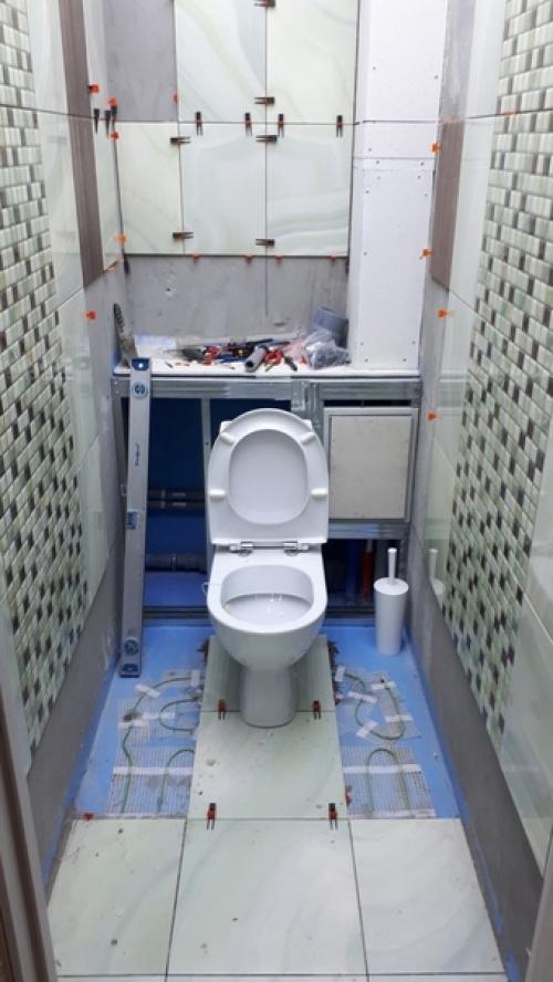 Я хочу продемонстрировать полный процесс ремонта моего туалета - от начала до конца. 04