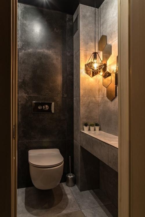 Наш туалет с немного креативным подходом. 01