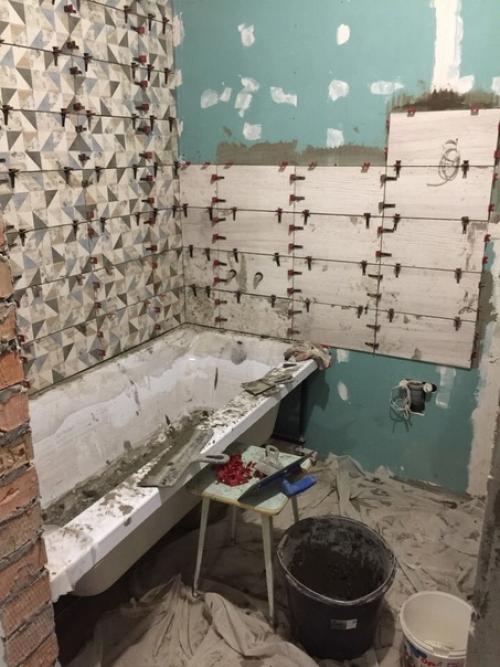 Процесс ремонта моего санузла и ванной комнаты от начала и до конца. 07