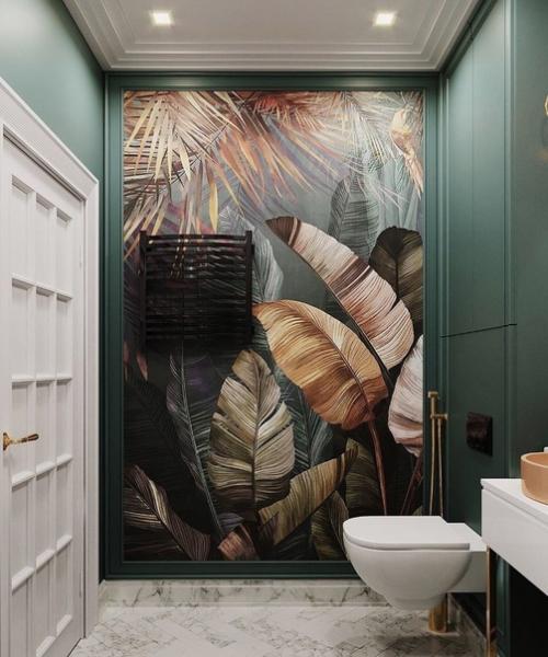 Решил закатить в санузле что то не стандартного, не встречающегося у других. 01