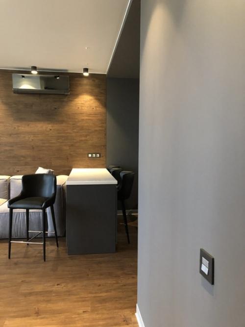 Вариант интерьера для студий площадью 27 кв. 03