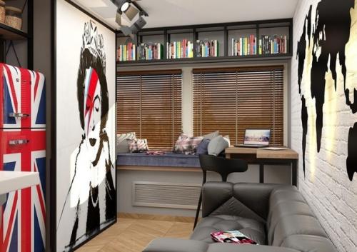 Таким образом, если у вас небольшая студия в пределах 21 кв.