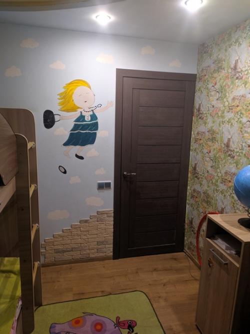 Такую комнату сделали для своих детей. 03