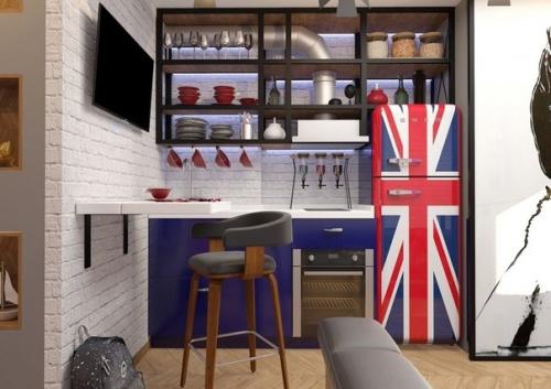 Таким образом, если у вас небольшая студия в пределах 21 кв. 04